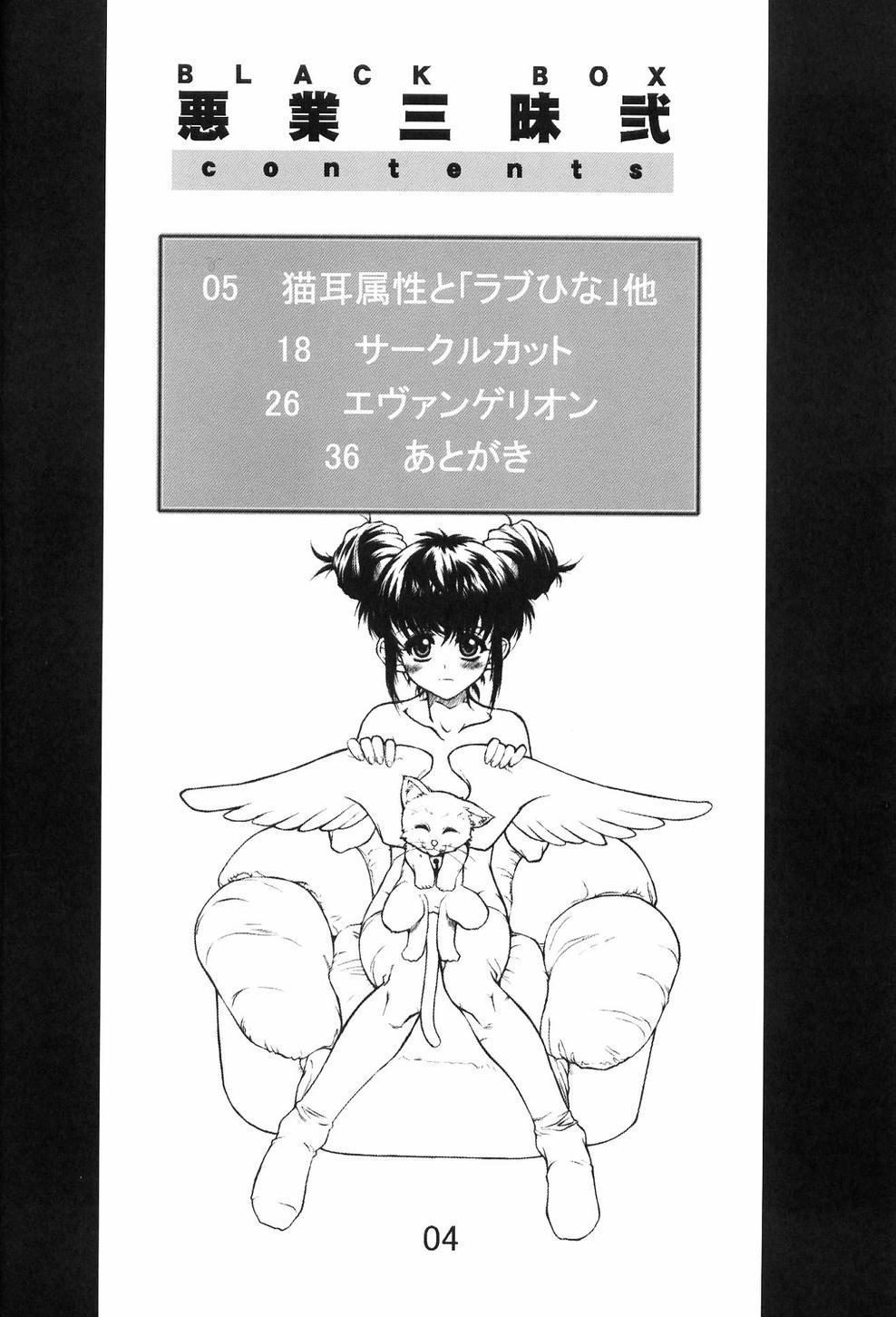 Smooth Akugou Sanmai Ni | BLACK BOX - Neon genesis evangelion Putaria - Page 3