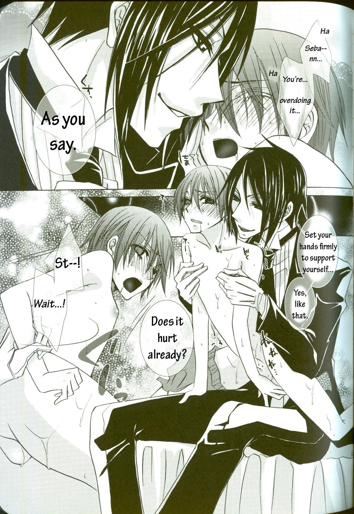 Gaygroupsex Trick or Treat? - Black butler Fat Pussy - Page 12