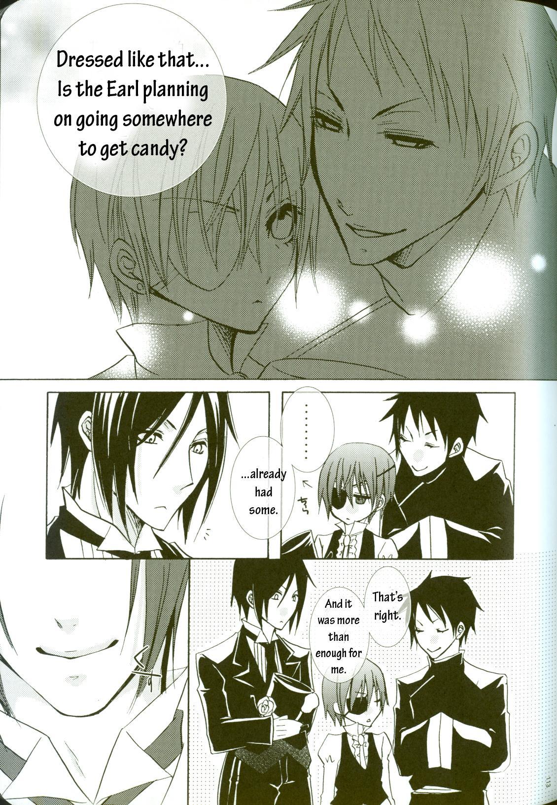 Sloppy Blowjob Trick or Treat? - Black butler Gay Rimming - Page 20