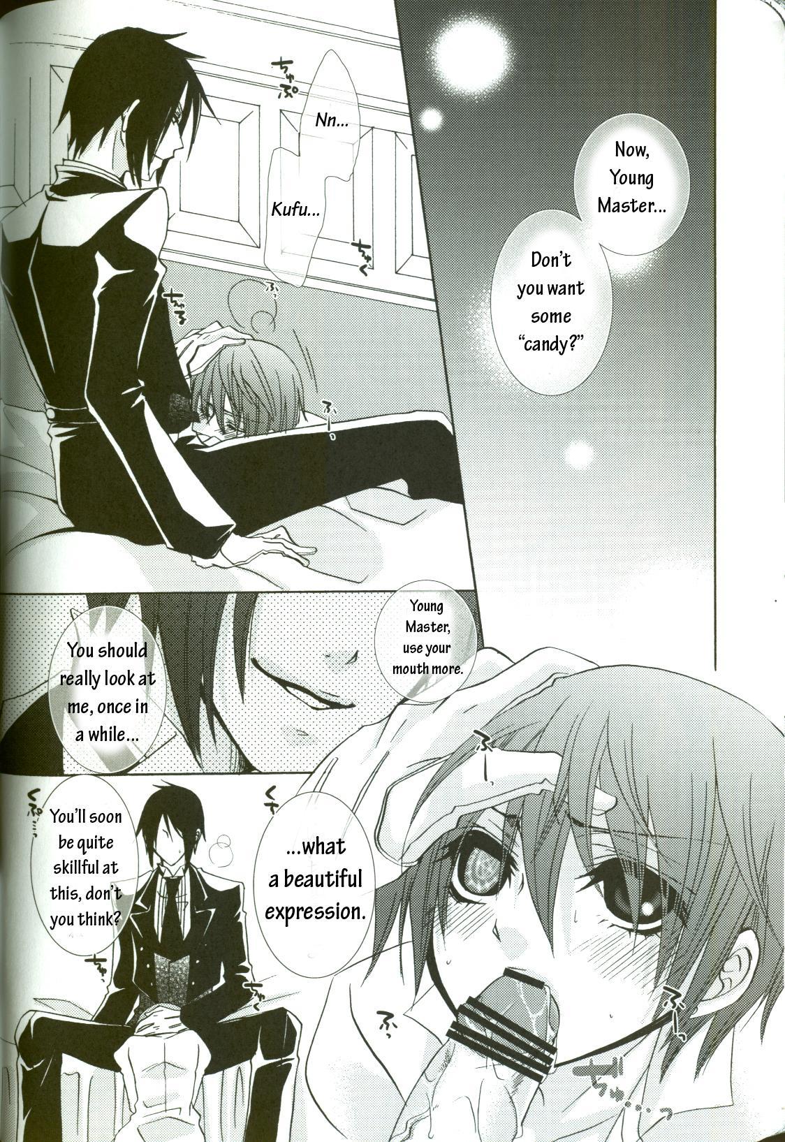 Foda Trick or Treat? - Black butler Licking Pussy - Page 7