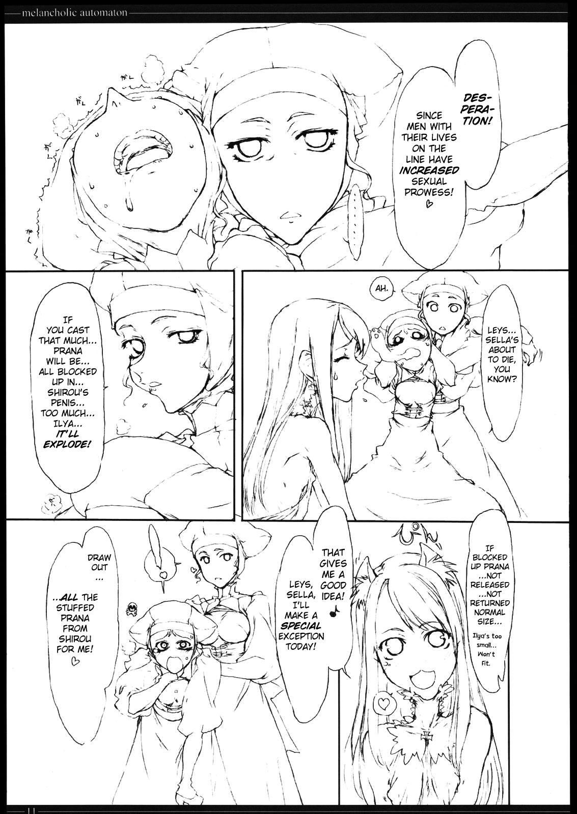 Amature Porn Melancholic Automaton - One day at the castle of Einzbern - Fate stay night Amateur Xxx - Page 10