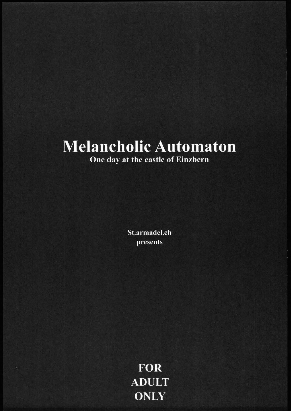 Brother Melancholic Automaton - One day at the castle of Einzbern - Fate stay night Couple Sex - Page 2