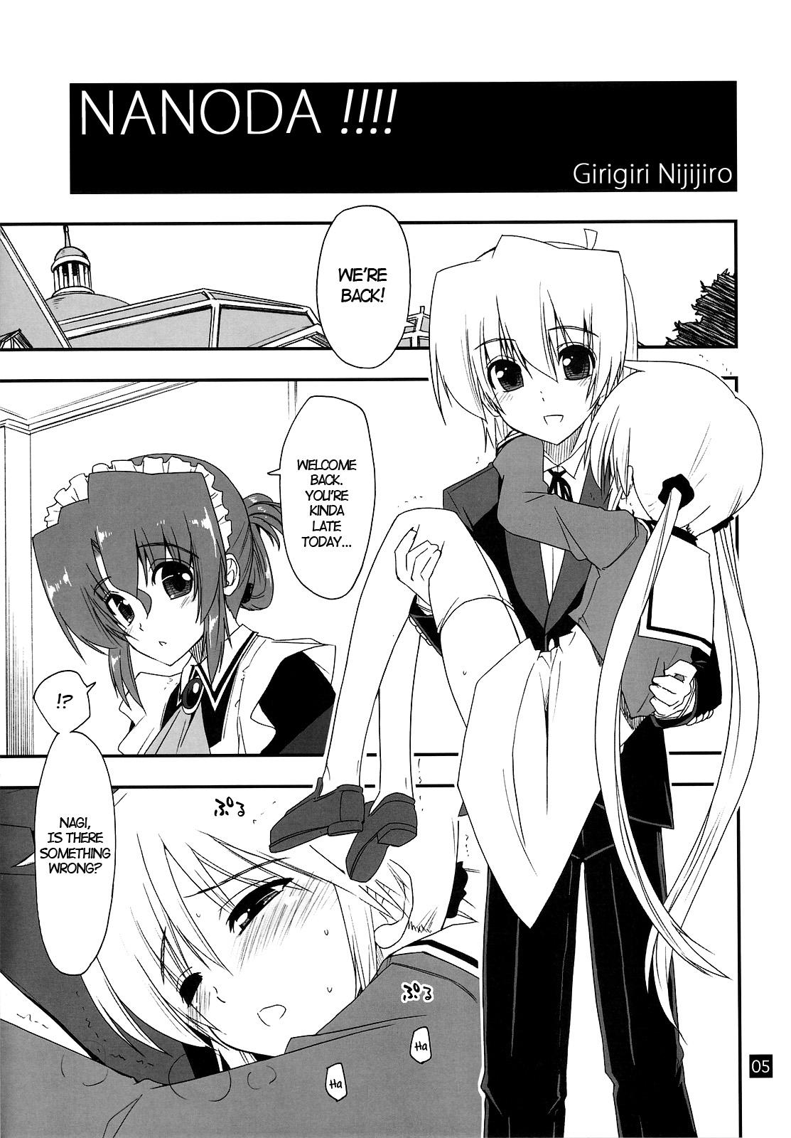 Tribbing Nanoda!!!! - Hayate no gotoku Gay Anal - Page 4