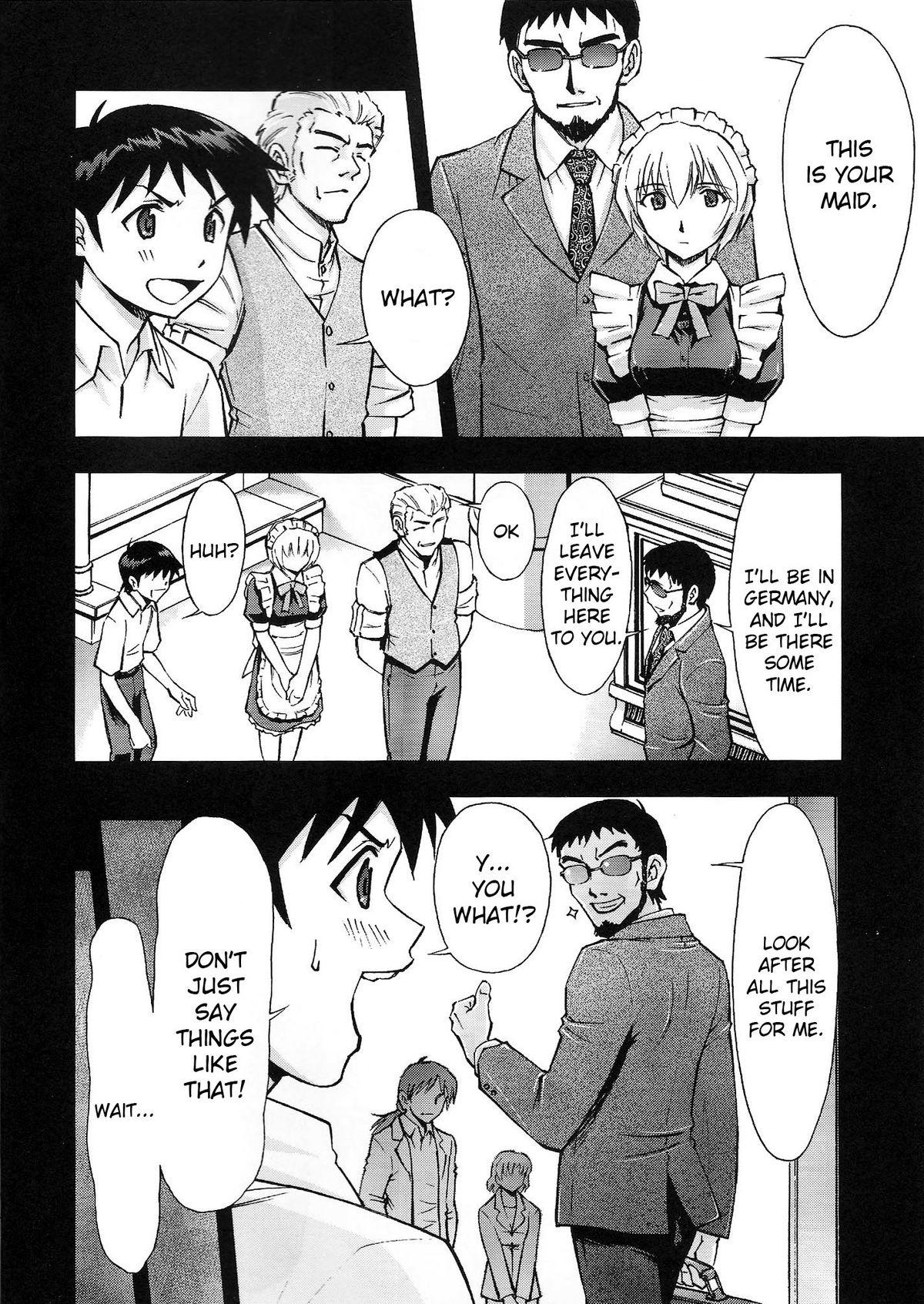 Fitness Gohoushi Ayanami-san - Neon genesis evangelion Gay Baitbus - Page 5