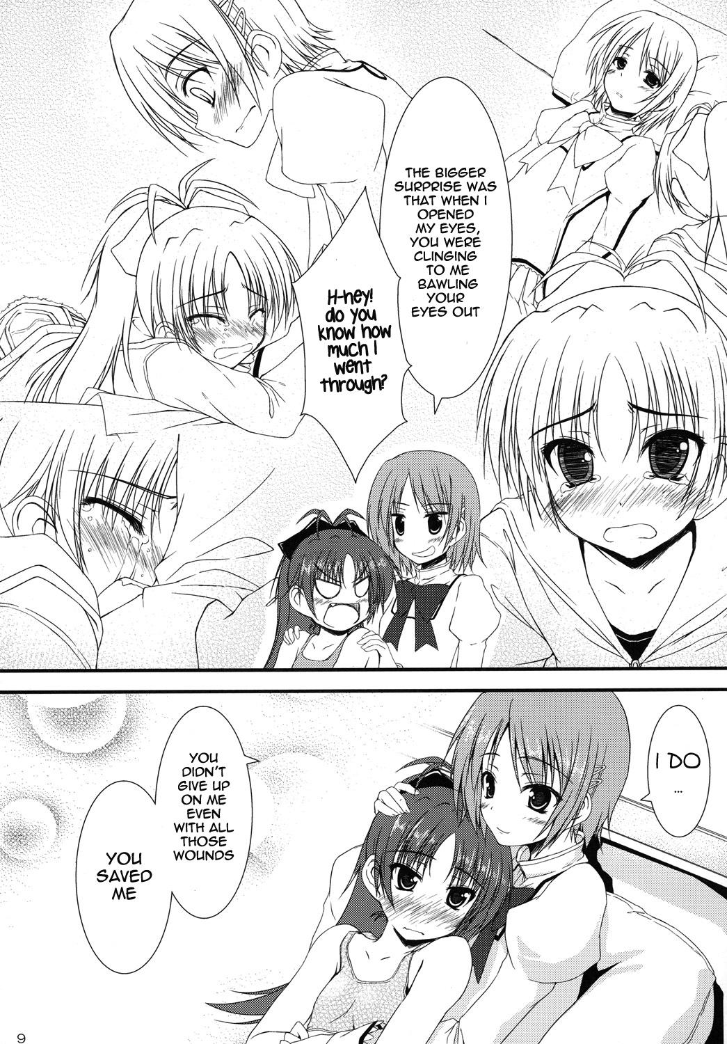 Gapes Gaping Asshole Futari no Kyori wa 100m! - Puella magi madoka magica Gay Longhair - Page 8