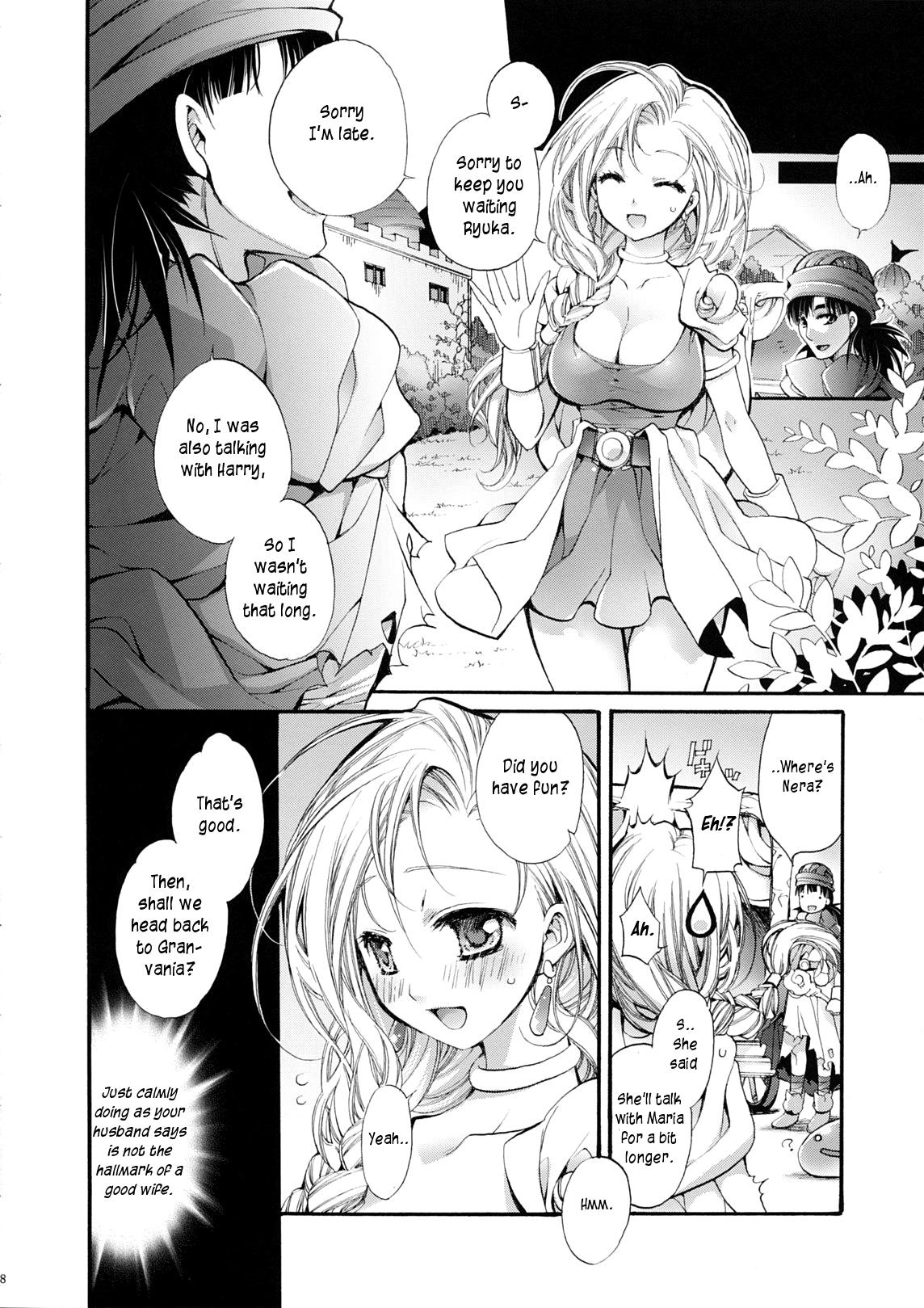 Tight Pussy Fuck Hitomi no Naka no Sora | The Sky In Your Eyes - Dragon quest v Hetero - Page 7