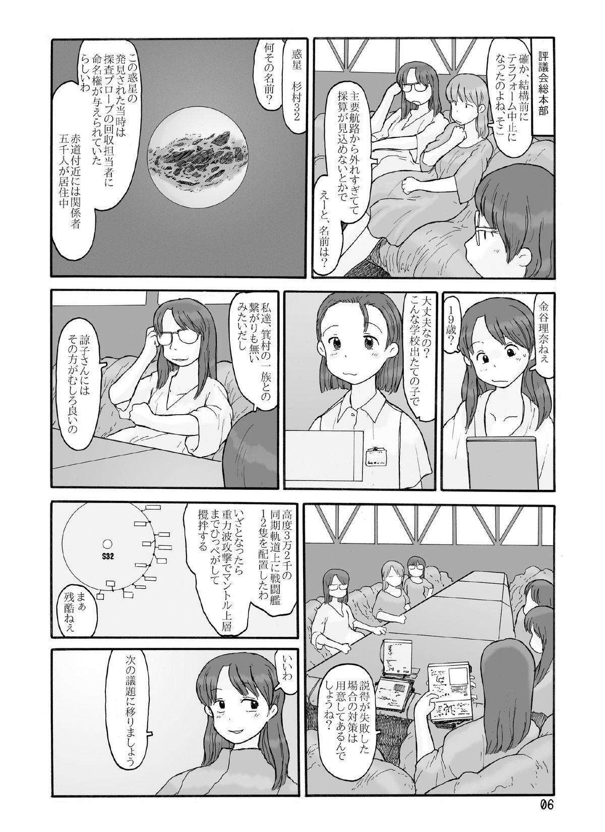 Ejaculation Houki Wakusei Free Blow Job - Page 5