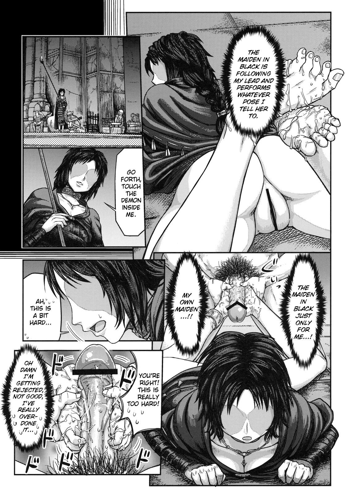 Hairy Kono Saki, Ashi ni Chuuishiro | Be Wary of Feet Ahead - Demons souls Butt - Page 12