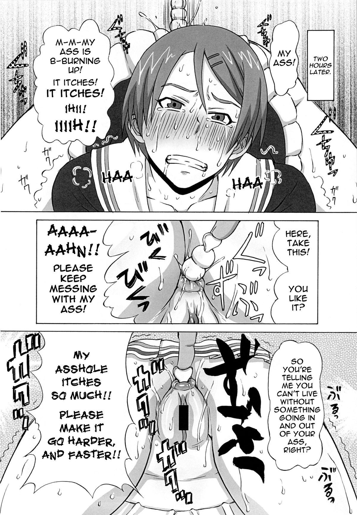 And Riko Kantoku ni Hazukashii koto wo Iroiro Shite mita. | I wanna control Riko and make her do lots of humiliating things. - Kuroko no basuke Ballbusting - Page 9
