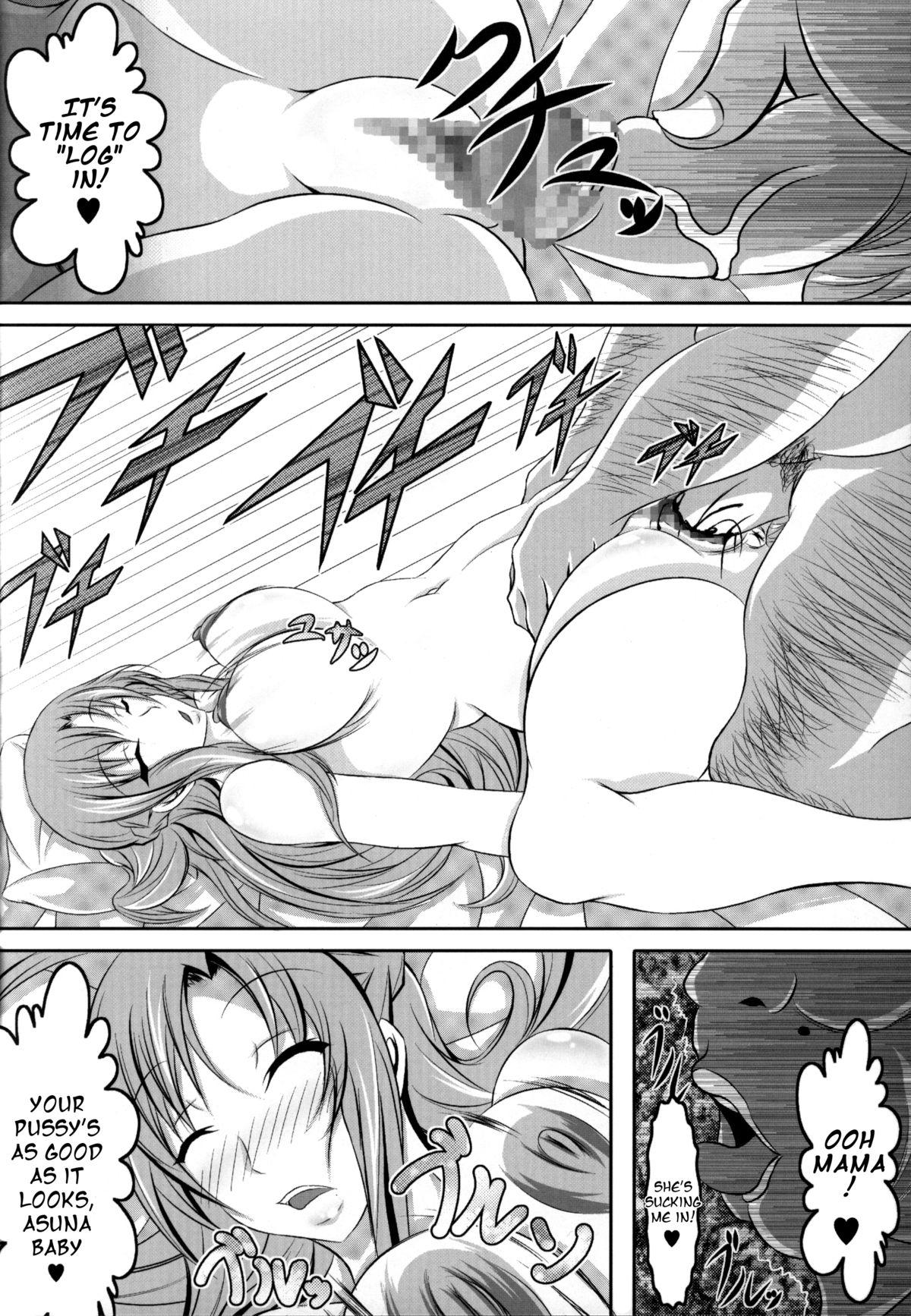 Ametur Porn Irakabeshi Sugite Atama ga Okashiku Natta Hito ga Kangaeta SAO-hon | A SAO Book Drawn by a Man Driven Insane by Bashing his Head Against a Wall - Sword art online Gloryholes - Page 6