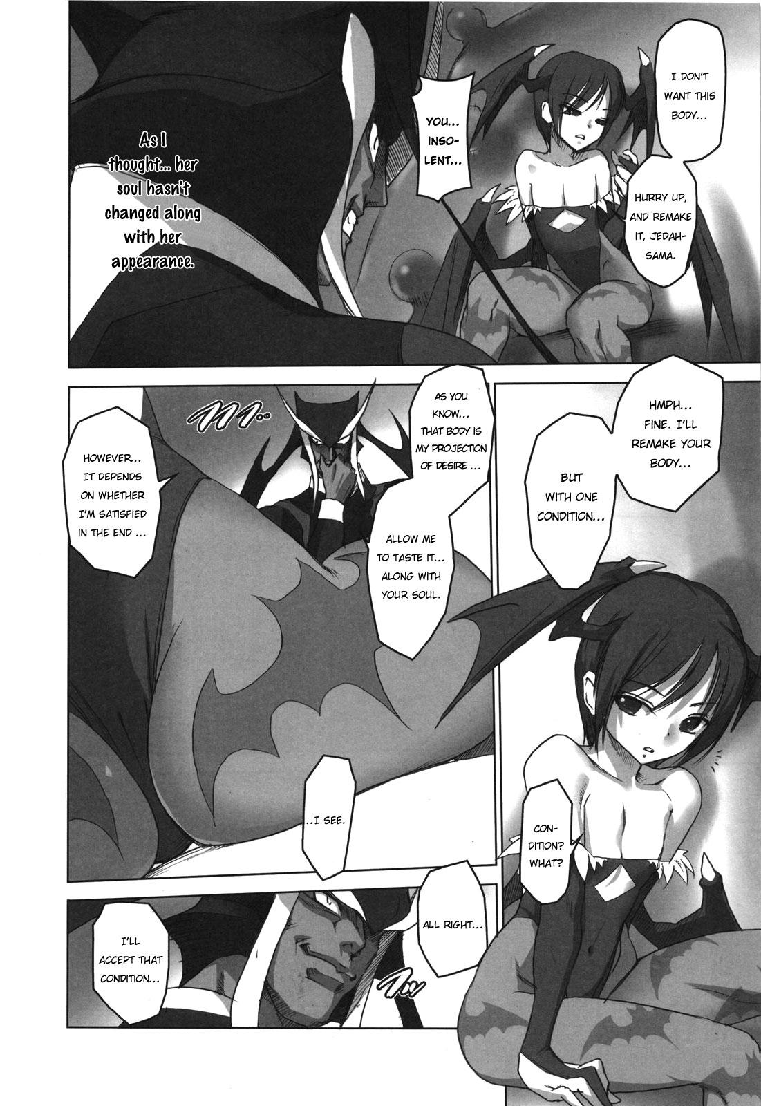 Natural Boobs [Kacchuu Musume] Dennou Yuusai Roku - Page 147-165 [English]{GjustG} - Darkstalkers Ejaculation - Page 3