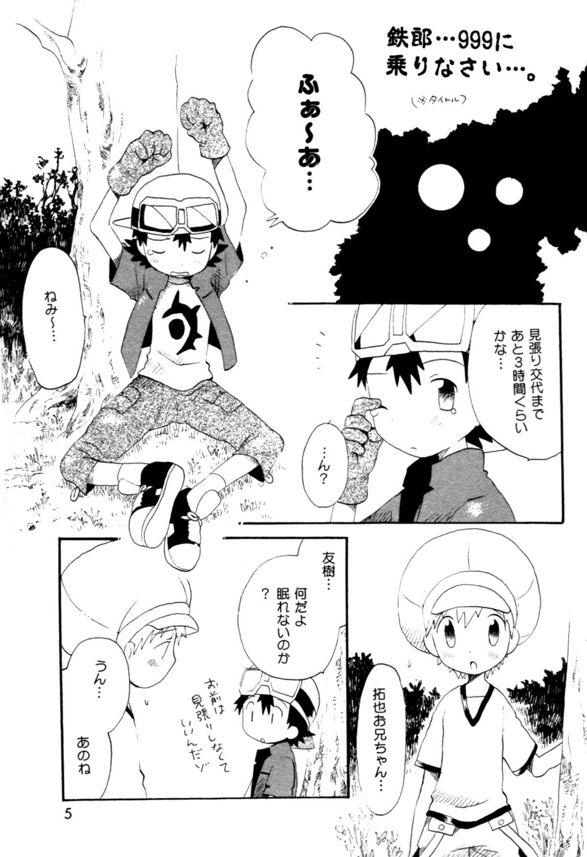 Daring Seishun 18 Kin Kippu - Digimon frontier Assgape - Page 4