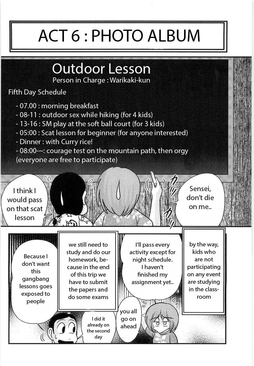 Shorts Manami Sensei no Kougaigakushuu Ch. 6 | Manami Sensei's Outdoor Lesson Ch. 6 Mamada - Page 1