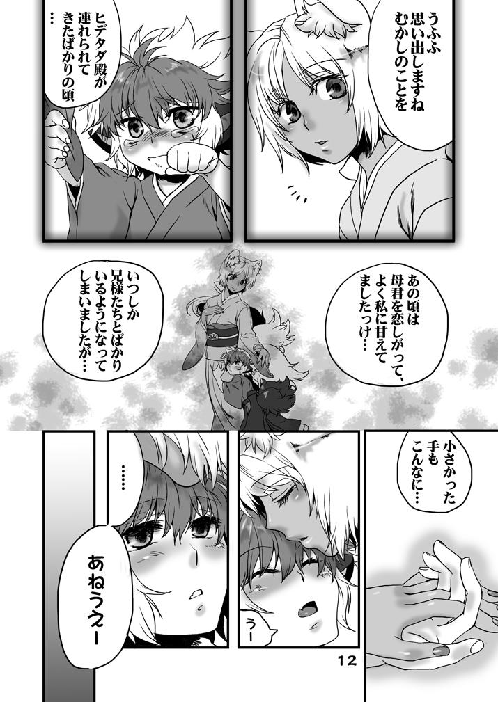 Mama Sakenomi Tanuki to Happyaku Yoru Monogatari - Shinrabansho Mouth - Page 12